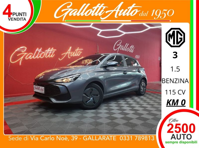 MG MG3 01/1 Km0 a Gallarate | Gallotti Auto