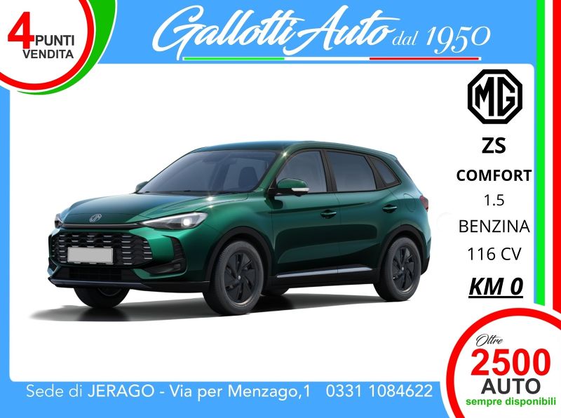 MG ZS 04/2026 Km0 a Gallarate | Gallotti Auto