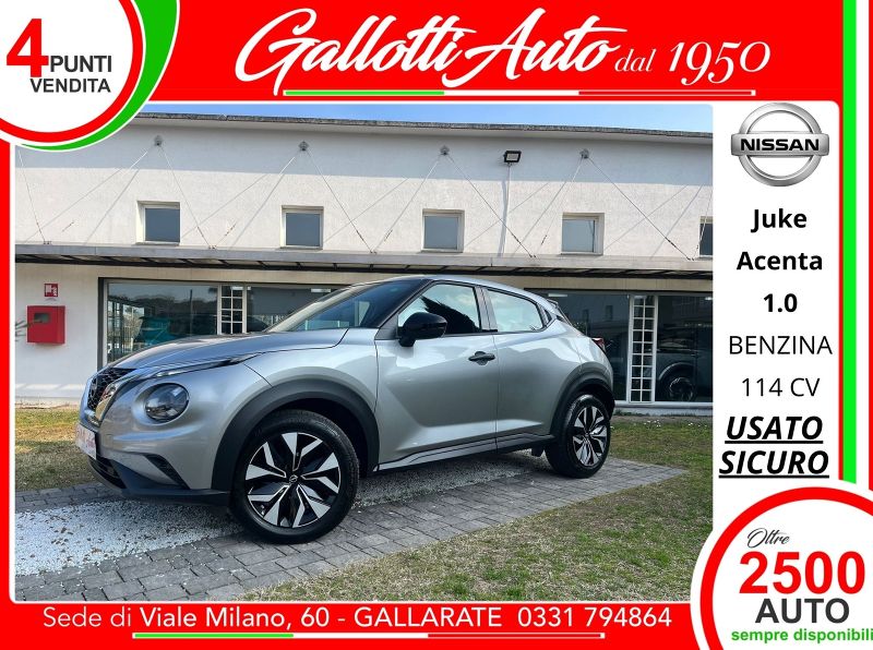 Nissan Juke Juke 1.0 dig-t Acenta 114cv dct - Gallotti Auto