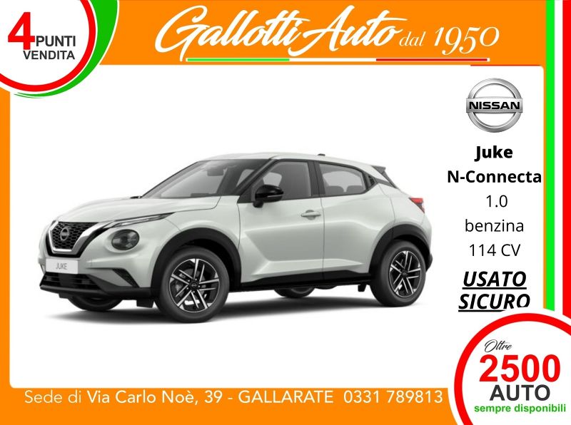 Nissan Juke Juke 1.0 dig-t N-Connecta 114cv - Gallotti Auto