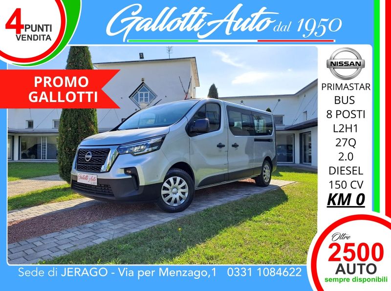 Nissan Primastar 09/2024 Km0 a Gallarate | Gallotti Auto