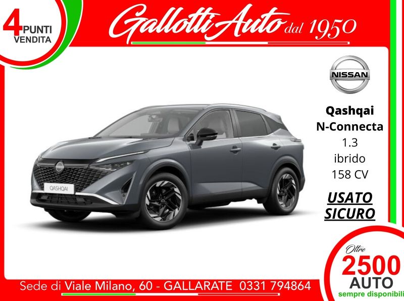 Nissan Qashqai Qashqai 1.3 mhev N-Connecta 2wd 158cv xtronic - Gallotti Auto