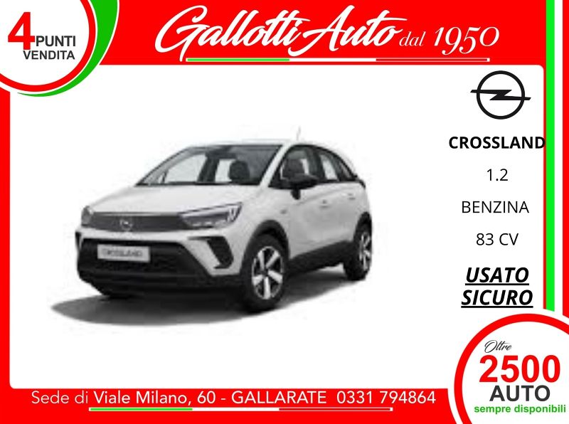 Opel Crossland 06/2022 Usato a Gallarate | Gallotti Auto