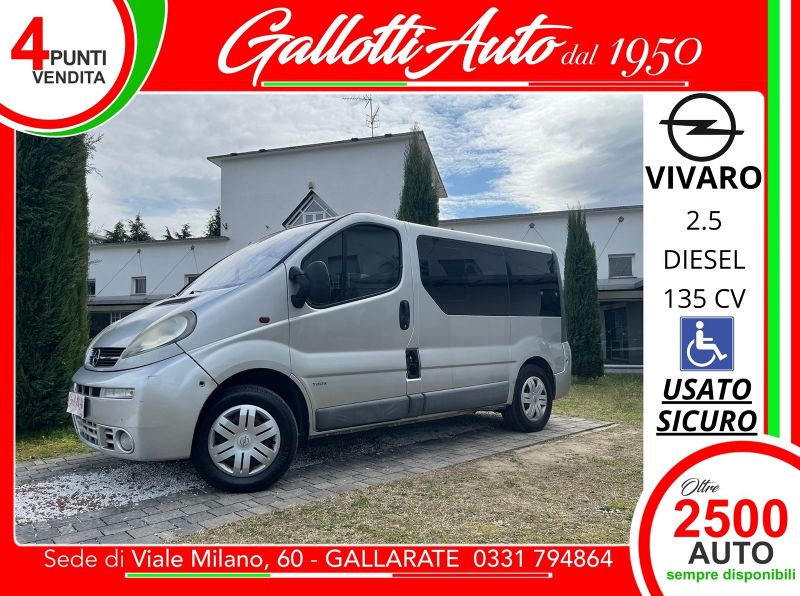 Opel VIVARO 2.5 diesel 135cv 8posti - Gallotti Auto
