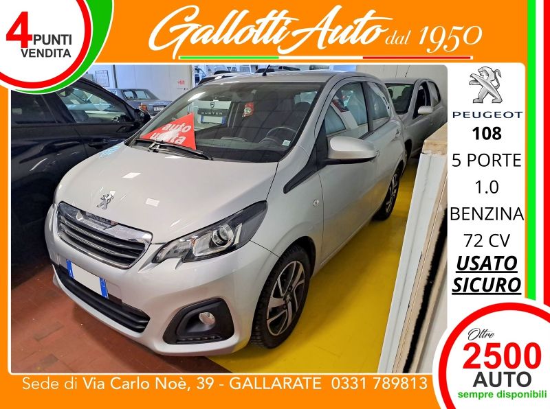 Peugeot 108 06/2021 Usato a Gallarate | Gallotti Auto