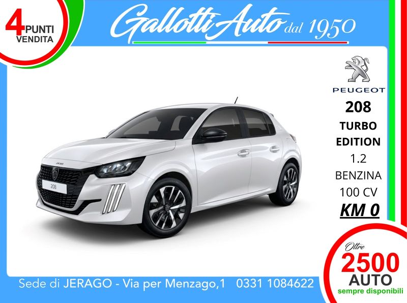 Peugeot 208 09/2026 Km0 a Gallarate | Gallotti Auto