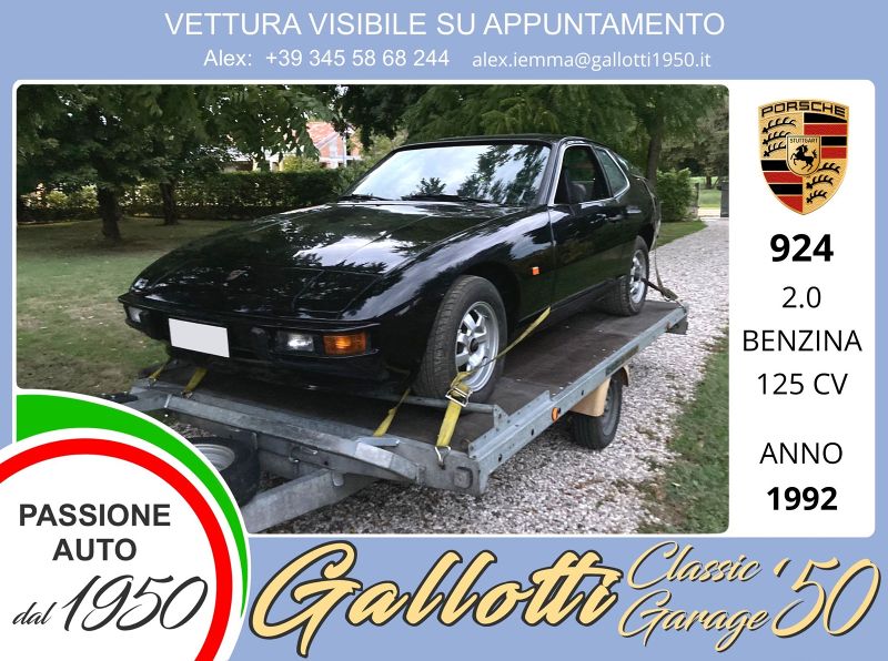 Porsche 924 2.0 benzina 125cv - Gallotti Auto