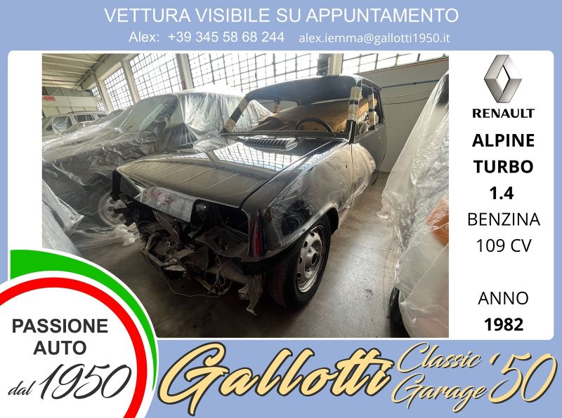 Renault Alpine Turbo 09/1982 Usato a Gallarate | Gallotti Auto