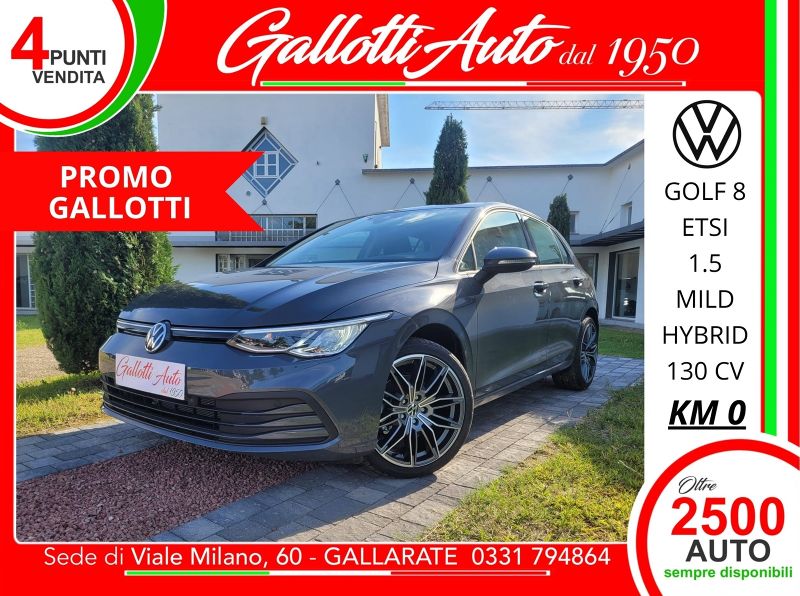 VOLKSWAGEN Golf VIII 2020 07/2021 Km0 a Gallarate | Gallotti Auto