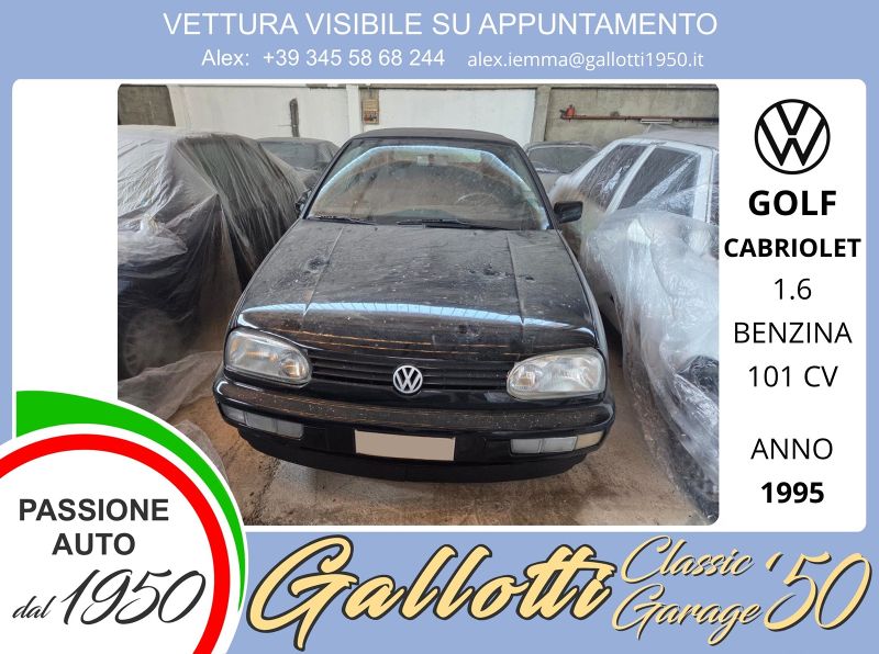 VOLKSWAGEN Golf Golf Cabrio 1.6 Classic - Gallotti Auto