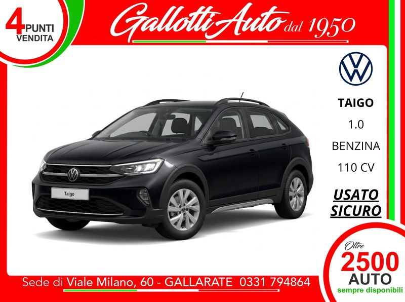 VOLKSWAGEN Taigo 08/2023 Usato a Gallarate | Gallotti Auto